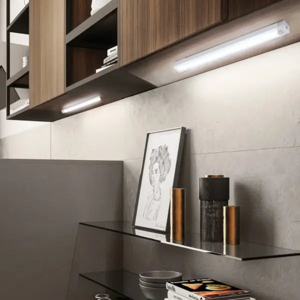 LED Motion Sensor Light Wireless LED Night Light Type C Rechargeable Light Cabinet Wardrobe Lamp Staircase Backlight
