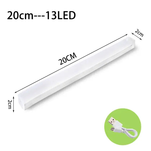 LED Motion Sensor Light Wireless LED Night Light Type C Rechargeable Light Cabinet Wardrobe Lamp Staircase Backlight