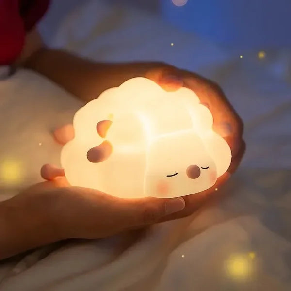 LED Night Light for Kids with 3-Level Dimming – Soft Squishy Nursery Lamp for Baby, Toddler & Breastfeeding - Himpall