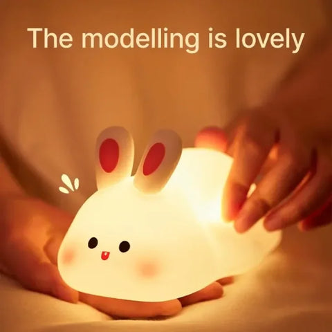 LED Night Light for Kids with 3-Level Dimming – Soft Squishy Nursery Lamp for Baby, Toddler & Breastfeeding - Himpall