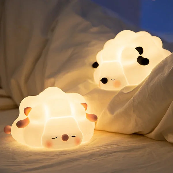 LED Night Light for Kids with 3-Level Dimming – Soft Squishy Nursery Lamp for Baby, Toddler & Breastfeeding - Himpall