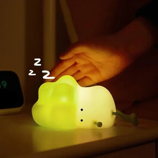 LED Night Light for Kids with 3-Level Dimming – Soft Squishy Nursery Lamp for Baby, Toddler & Breastfeeding - Himpall