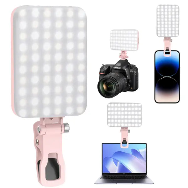 Rechargeable LED Selfie Light for Enhanced Video Quality