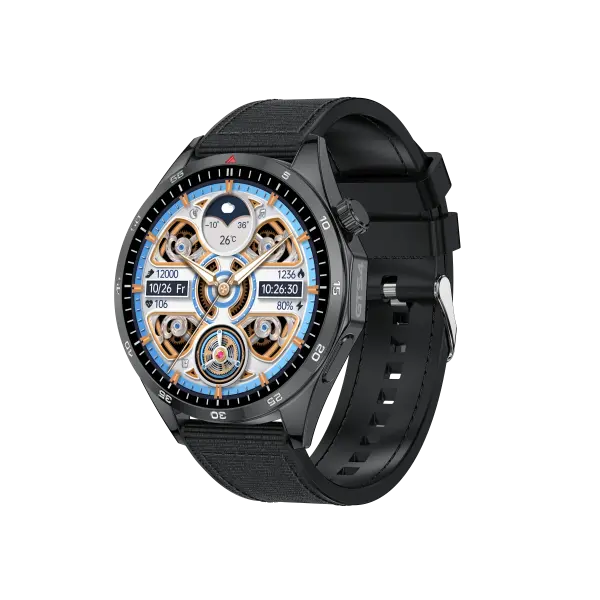 Smart Watch Activity Tracker with 220-300mah Battery - LT09 BLACK SIL