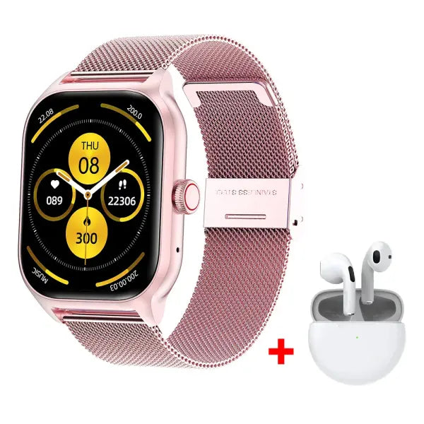 Smart Watch Activity Tracker with 220-300mah Battery - add pro6 white