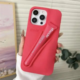 Lemontini Yellow Portable Lip Gloss Silicone Phone Case for IPhone 17 11 12 13 14 15 16 Pro Max Plus Lipstick