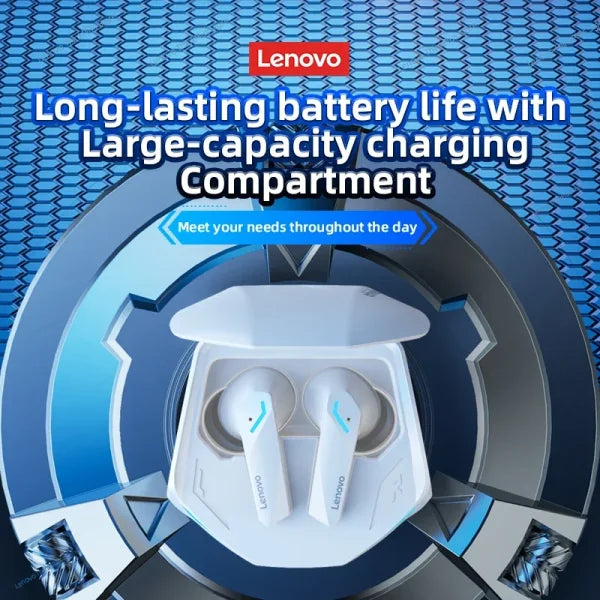 Lenovo GM2 Pro Gaming Earphones – Bluetooth 5.3 Dual Mode HD Call Noise Reduction Earbuds with Mic for iPhone - Himpall