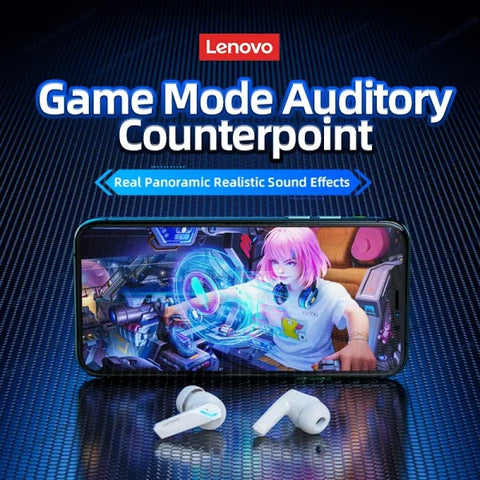 Lenovo GM2 Pro Gaming Earphones – Bluetooth 5.3 Dual Mode HD Call Noise Reduction Earbuds with Mic for iPhone2024