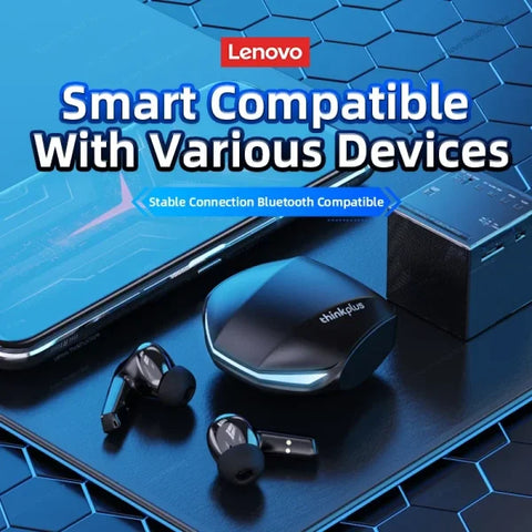 Lenovo GM2 Pro Gaming Earphones – Bluetooth 5.3 Dual Mode HD Call Noise Reduction Earbuds with Mic for iPhone2024