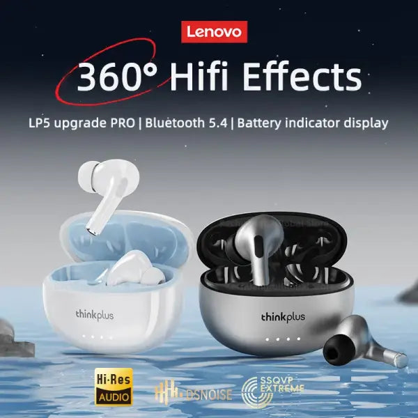 Lenovo LP5 Pro Wireless Earphones (ANC) – HiFi Sound