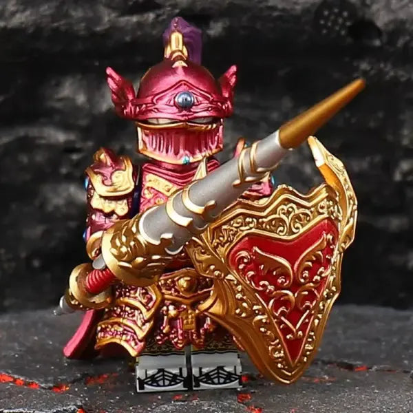 Lich King Medieval Round Table Knights building block Anime Sir Kay/Gaheris bricks Action Figure Collection Model Doll