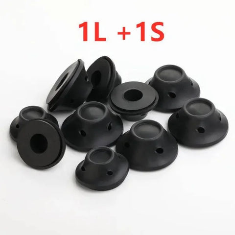 Light Blue Soft Rubber Hair Rollers for Effortless Curls - Himpall