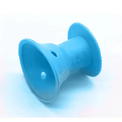 Light Blue Soft Rubber Hair Rollers for Effortless Curls - Himpall