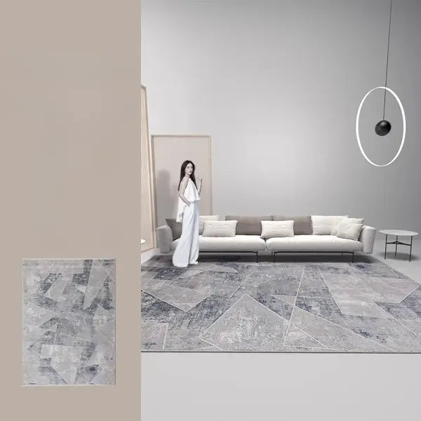 Plush Carpet Large Polyester Mat Washable Soft Living Room Rug - jds-250721002650 / 180x200cm(70x78in)