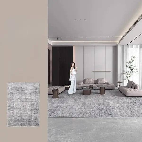 Plush Carpet Large Polyester Mat Washable Soft Living Room Rug - jds-250721002664 / 180x200cm(70x78in)