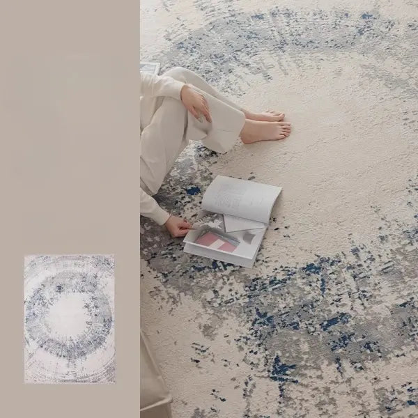 Plush Carpet Large Polyester Mat Washable Soft Living Room Rug - jds-250721002651 / 180x200cm(70x78in)