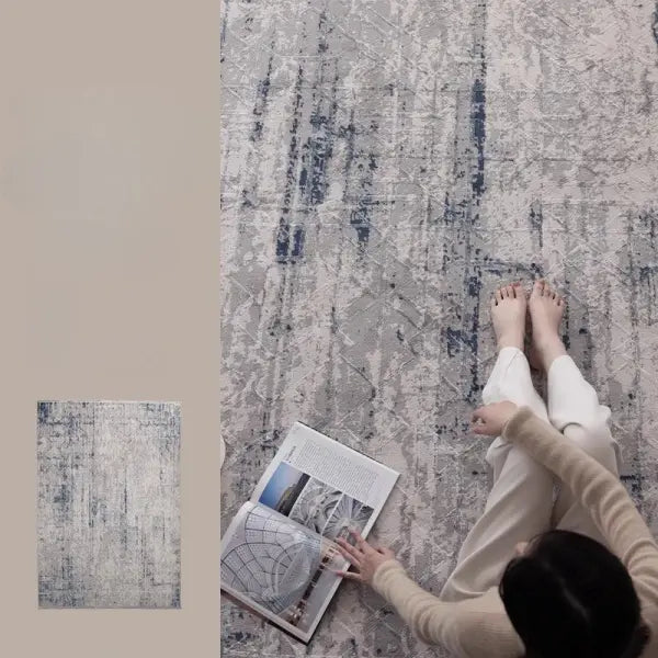 Plush Carpet Large Polyester Mat Washable Soft Living Room Rug - jds-250721002658 / 180x200cm(70x78in)