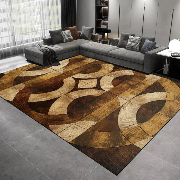 Light Luxury Geometry Carpet - Modern Soft Rug for Living Room & Bedroom - JH035-flannel 4 / 180x250cm 71x98in