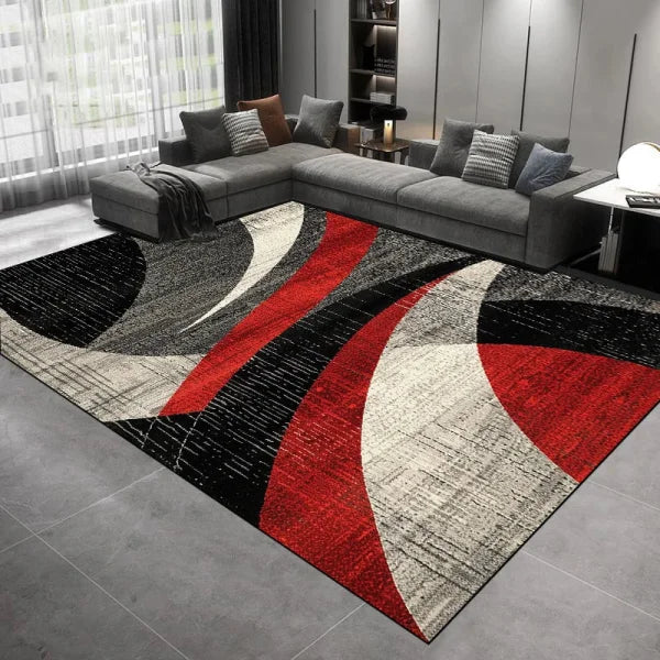 Light Luxury Geometry Carpet - Modern Soft Rug for Living Room & Bedroom