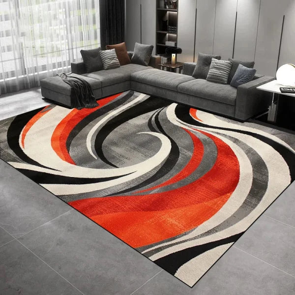 Light Luxury Geometry Carpet - Modern Soft Rug for Living Room & Bedroom