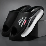 Lightweight EVA Childrens Slippers with White Cartoon Design