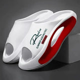 Lightweight EVA Childrens Slippers with White Cartoon Design