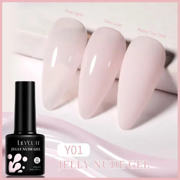LILYCUTE 129 Colors 7ML Nail Gel Polish Nail Supplies Vernis Semi Permanent Nail Art Manicure Soak Off LED UV Gel Nail