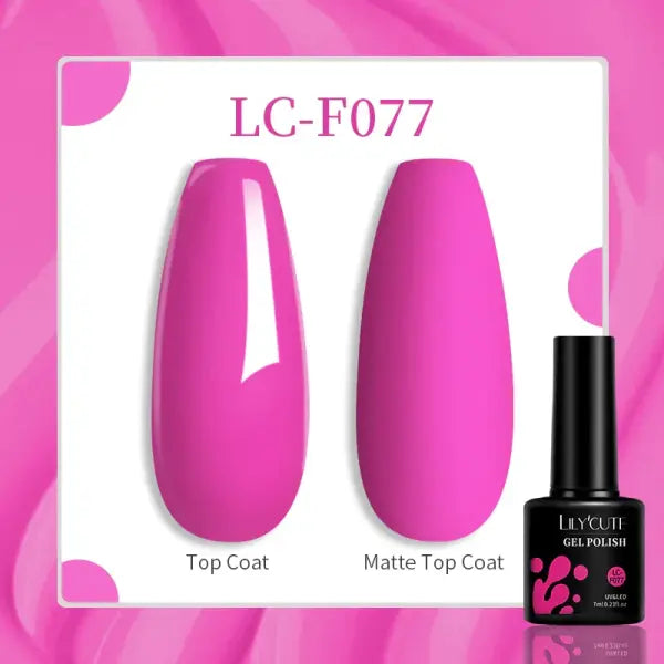 LILYCUTE 129 Colors 7ML Nail Gel Polish Nail Supplies Vernis Semi Permanent Nail Art Manicure Soak Off LED UV Gel Nail