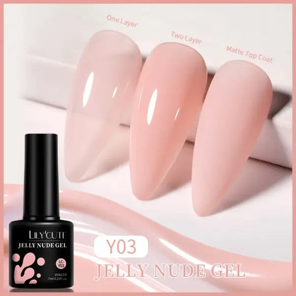 LILYCUTE 129 Colors 7ML Nail Gel Polish Nail Supplies Vernis Semi Permanent Nail Art Manicure Soak Off LED UV Gel Nail