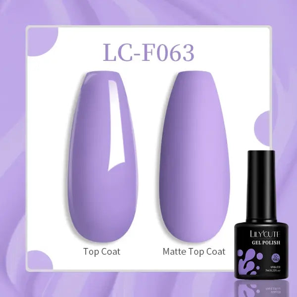 LILYCUTE 129 Colors 7ML Nail Gel Polish Nail Supplies Vernis Semi Permanent Nail Art Manicure Soak Off LED UV Gel Nail