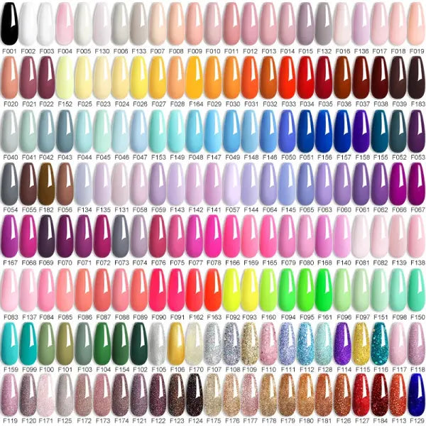 LILYCUTE 129 Colors 7ML Nail Gel Polish Nail Supplies Vernis Semi Permanent Nail Art Manicure Soak Off LED UV Gel Nail