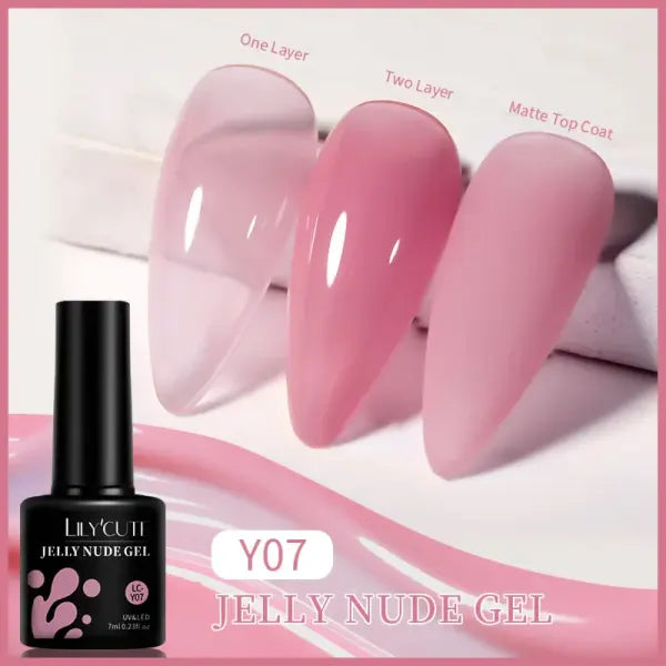 LILYCUTE 129 Colors 7ML Nail Gel Polish Nail Supplies Vernis Semi Permanent Nail Art Manicure Soak Off LED UV Gel Nail