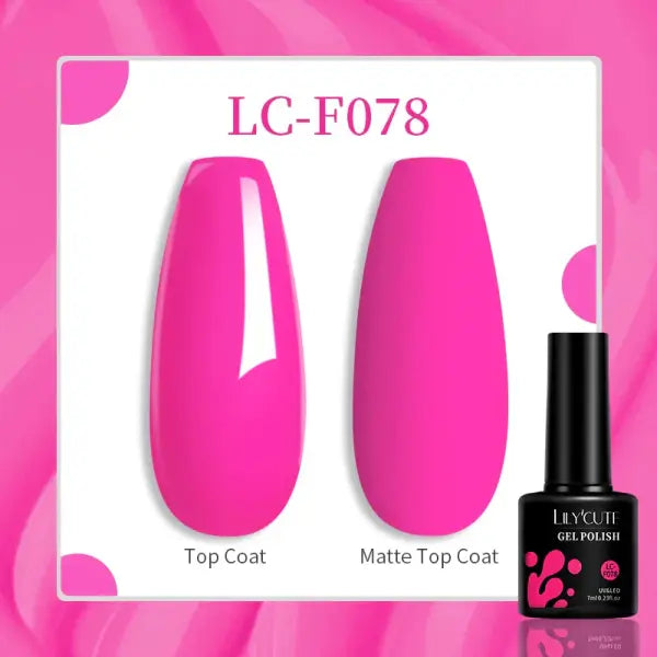 LILYCUTE 129 Colors 7ML Nail Gel Polish Nail Supplies Vernis Semi Permanent Nail Art Manicure Soak Off LED UV Gel Nail