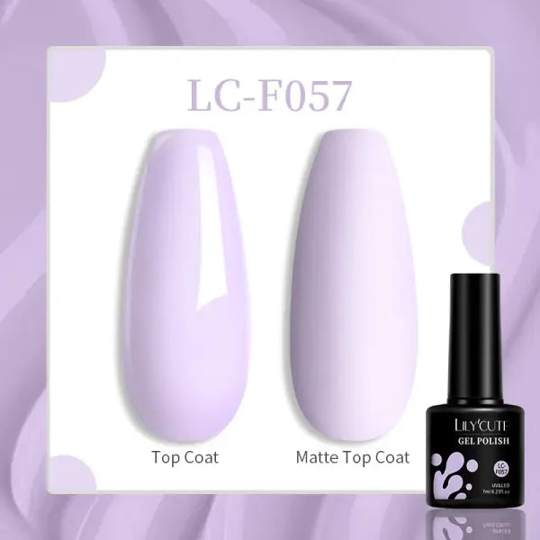 LILYCUTE 129 Colors 7ML Nail Gel Polish Nail Supplies Vernis Semi Permanent Nail Art Manicure Soak Off LED UV Gel Nail