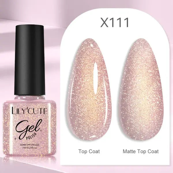 LILYCUTE 129 Colors 7ML Nail Gel Polish Nail Supplies Vernis Semi Permanent Nail Art Manicure Soak Off LED UV Gel Nail