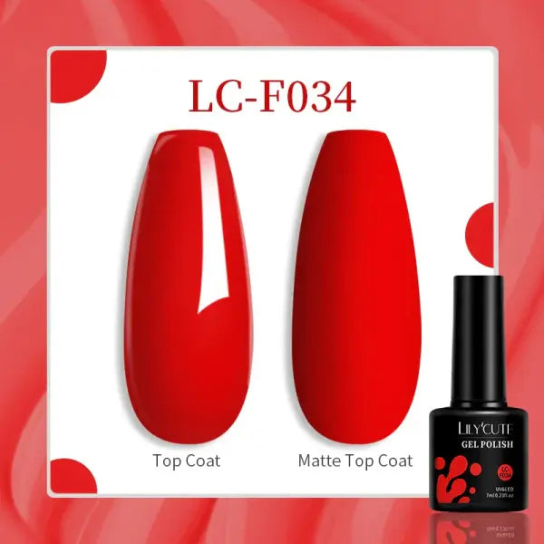 LILYCUTE 129 Colors 7ML Nail Gel Polish Nail Supplies Vernis Semi Permanent Nail Art Manicure Soak Off LED UV Gel Nail