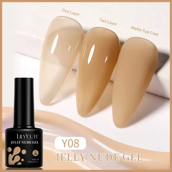 LILYCUTE 129 Colors 7ML Nail Gel Polish Nail Supplies Vernis Semi Permanent Nail Art Manicure Soak Off LED UV Gel Nail