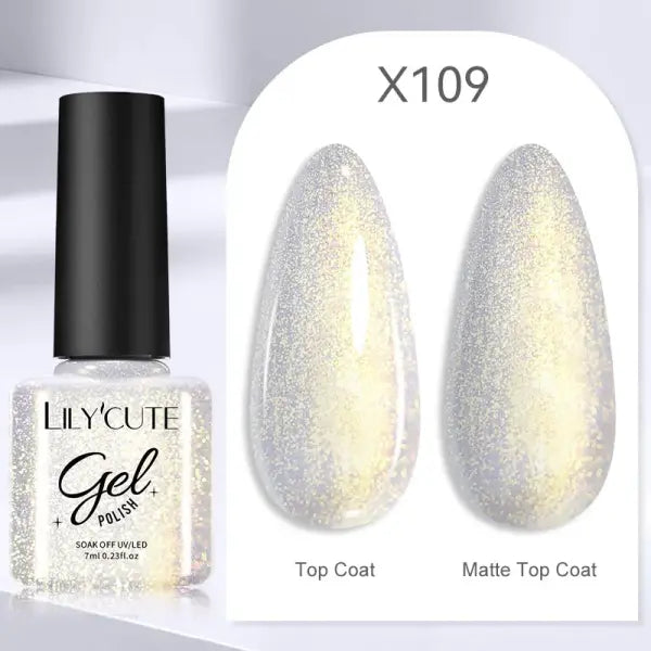 LILYCUTE 129 Colors 7ML Nail Gel Polish Nail Supplies Vernis Semi Permanent Nail Art Manicure Soak Off LED UV Gel Nail