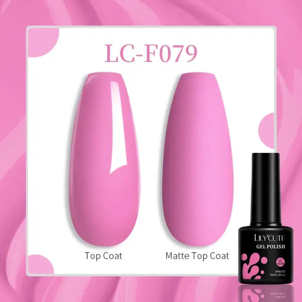 LILYCUTE 129 Colors 7ML Nail Gel Polish Nail Supplies Vernis Semi Permanent Nail Art Manicure Soak Off LED UV Gel Nail