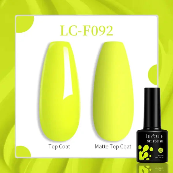 LILYCUTE 129 Colors 7ML Nail Gel Polish Nail Supplies Vernis Semi Permanent Nail Art Manicure Soak Off LED UV Gel Nail