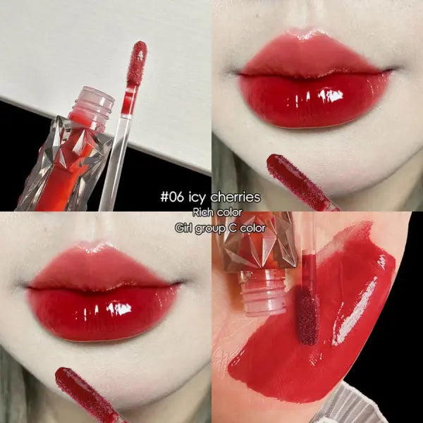 Lip Gloss Long-lasting Moisturizing Easy Halo-dyeing Waterproof Mirror Water Glass Lip Gloss Transparent Color