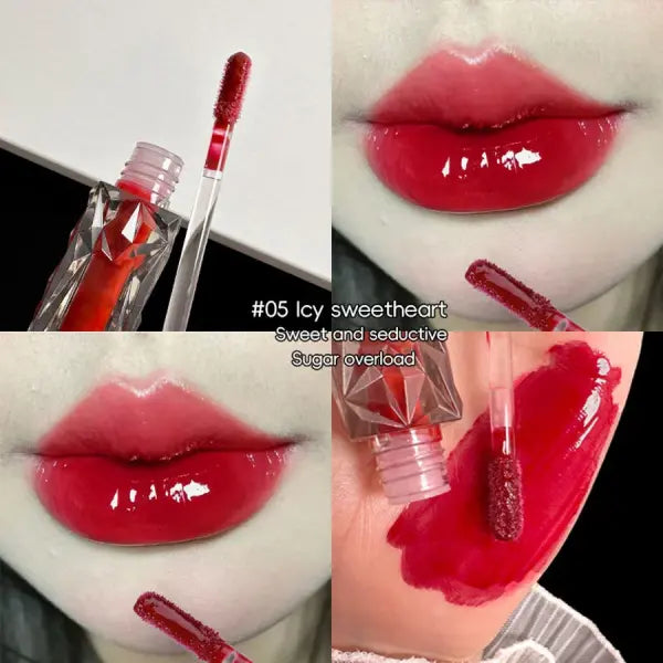 Lip Gloss Long-lasting Moisturizing Easy Halo-dyeing Waterproof Mirror Water Glass Lip Gloss Transparent Color