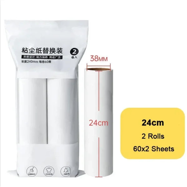 Long Handle Lint Roller Brush for Pet Hair and Dust Remover - Himpall