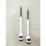 Long Handled Toilet Brush Suction Cup Type Hole Free Wall Mounted Double-Sided Elbow No Dead Corners Cleaning Squatting