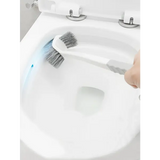 Long Handled Toilet Brush Suction Cup Type Hole Free Wall Mounted Double-Sided Elbow No Dead Corners Cleaning Squatting