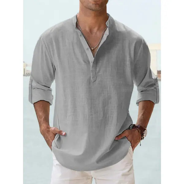 Loose Cotton Athletic Tee – Breathable Everyday Comfort - Gray / 3XL - None