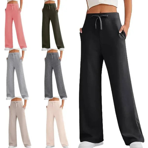 Loose Wide-Leg Comfort Trousers for Autumn Fashion Women’s Styling - Himpall