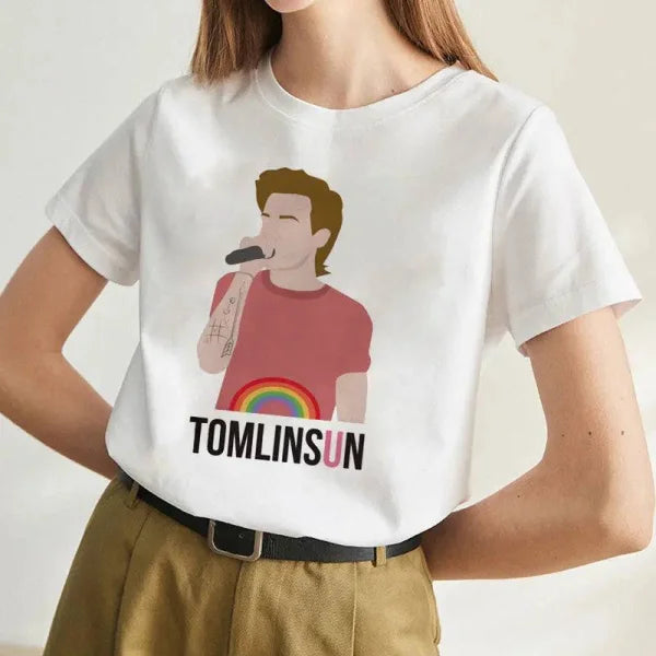 Louis Tomlinson One Direction Women TShirt - C2 / 2XL