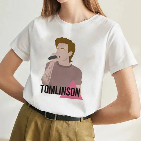 Louis Tomlinson One Direction Women TShirt - C21 / 2XL