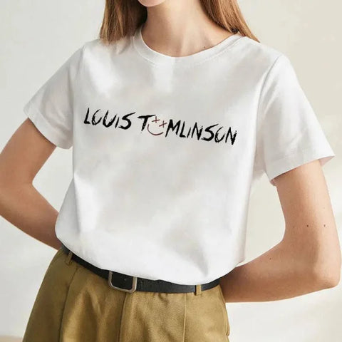 Louis Tomlinson One Direction Women TShirt - C3 / 2XL